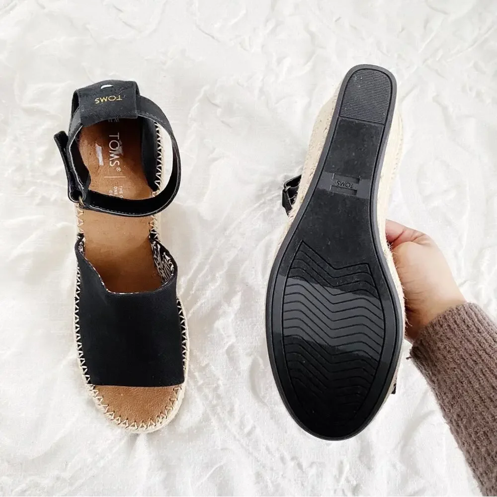 TOMS Marisol Espadrille Wedge Sandal Size 11